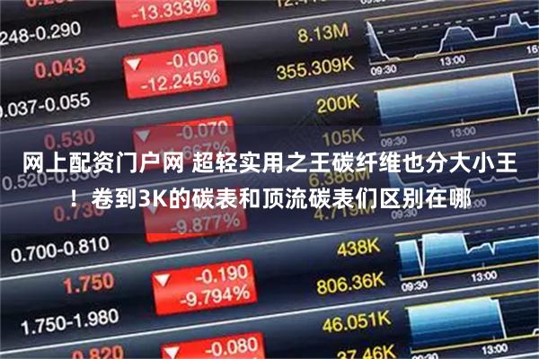 网上配资门户网 超轻实用之王碳纤维也分大小王！卷到3K的碳表和顶流碳表们区别在哪